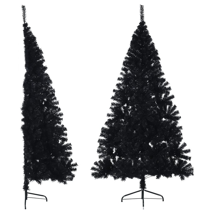 Artificial Half Christmas Tree With Stand 120 Cm Pvc