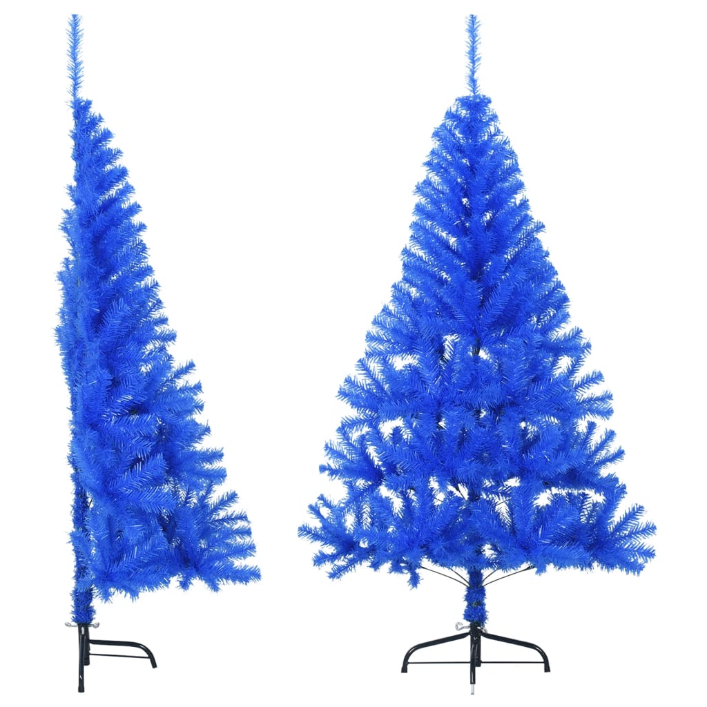 Artificial Half Christmas Tree With Stand 120 Cm Pvc
