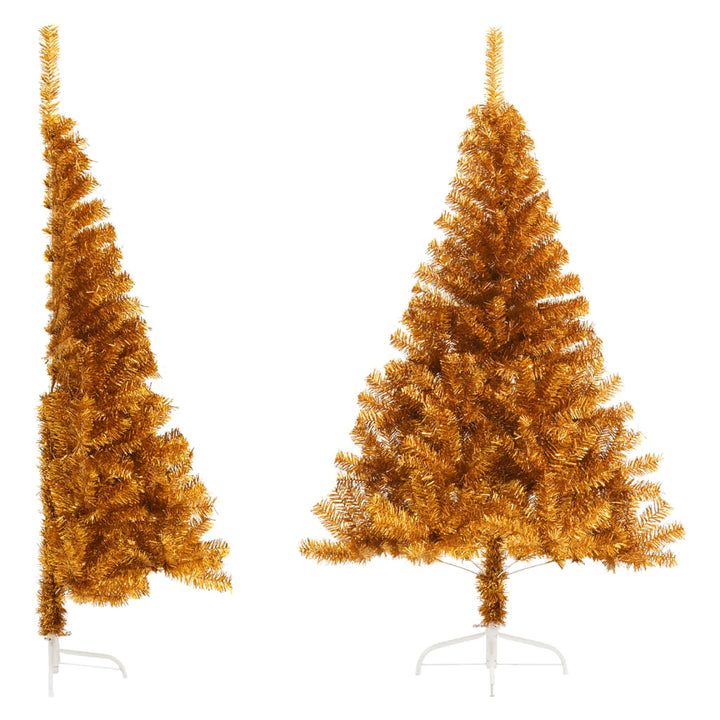 Artificial Half Christmas Tree With Stand 120 Cm Pvc