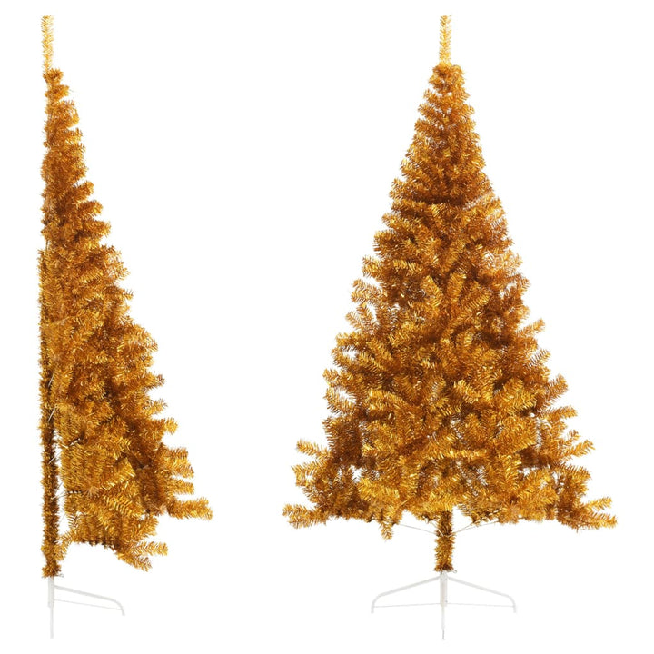 Artificial Half Christmas Tree With Stand 120 Cm Pvc