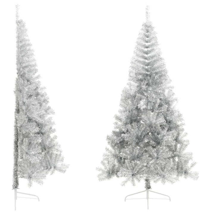 Artificial Half Christmas Tree With Stand 120 Cm Pvc