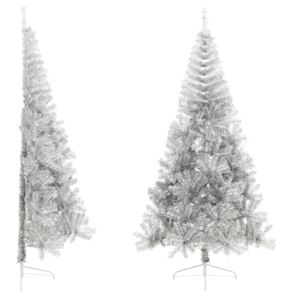 Artificial Half Christmas Tree With Stand 120 Cm Pvc