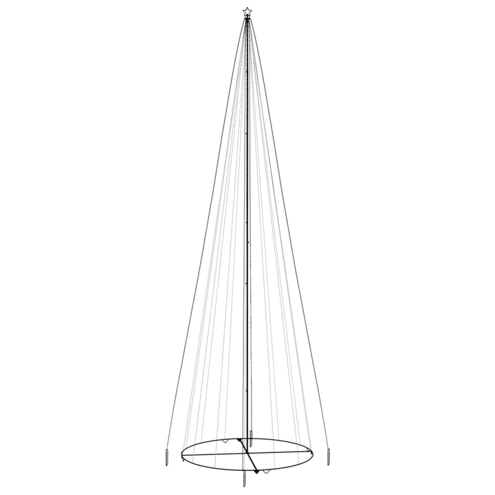 Christmas Cone Tree Warm White 1134 Leds 230X800 Cm