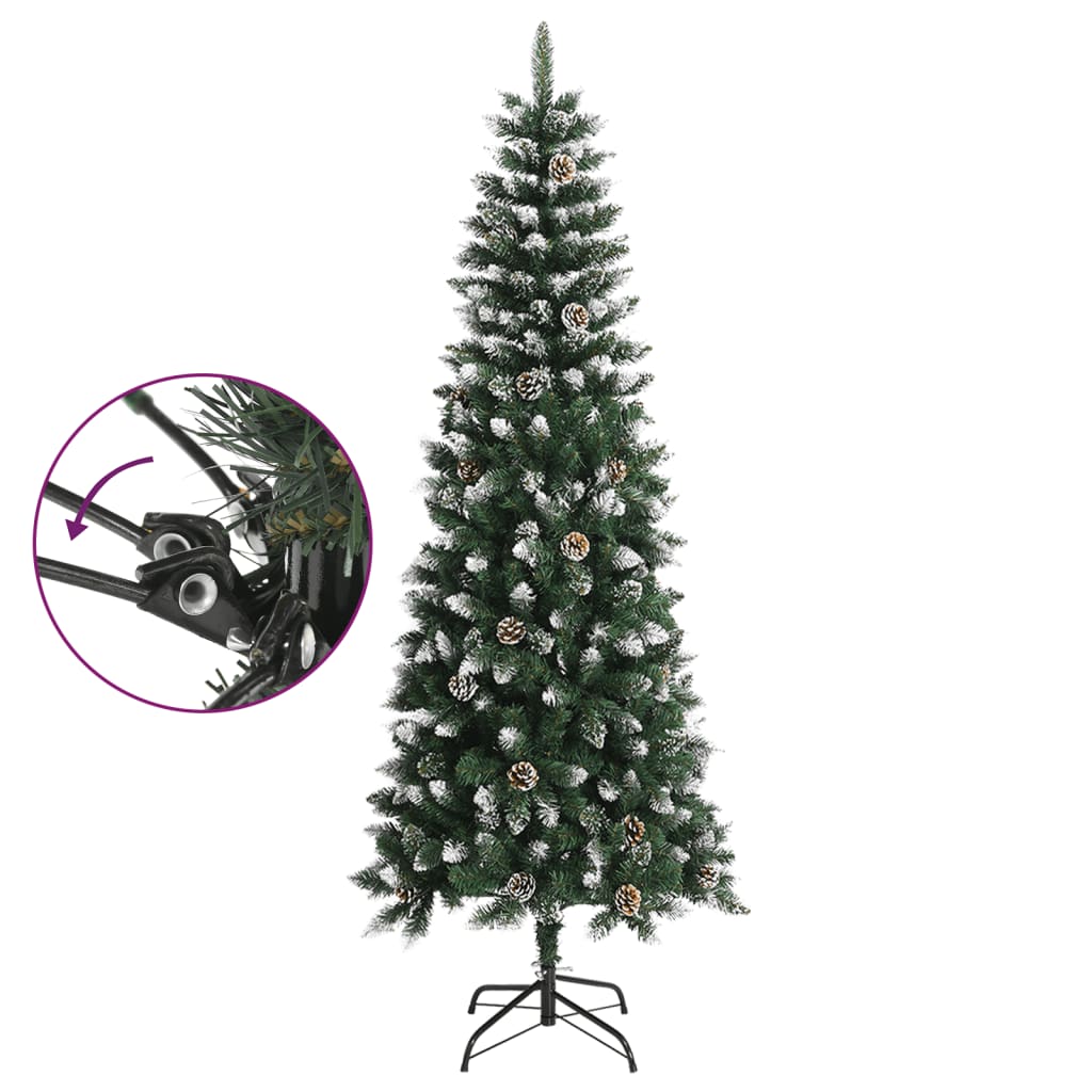 Artificial Christmas Tree With Stand Green Pvc