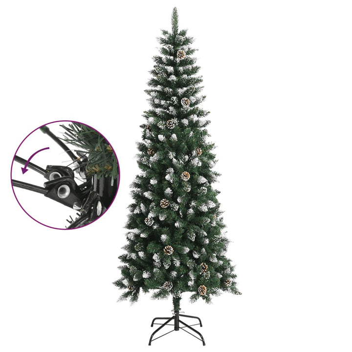 Artificial Christmas Tree With Stand Green Pvc