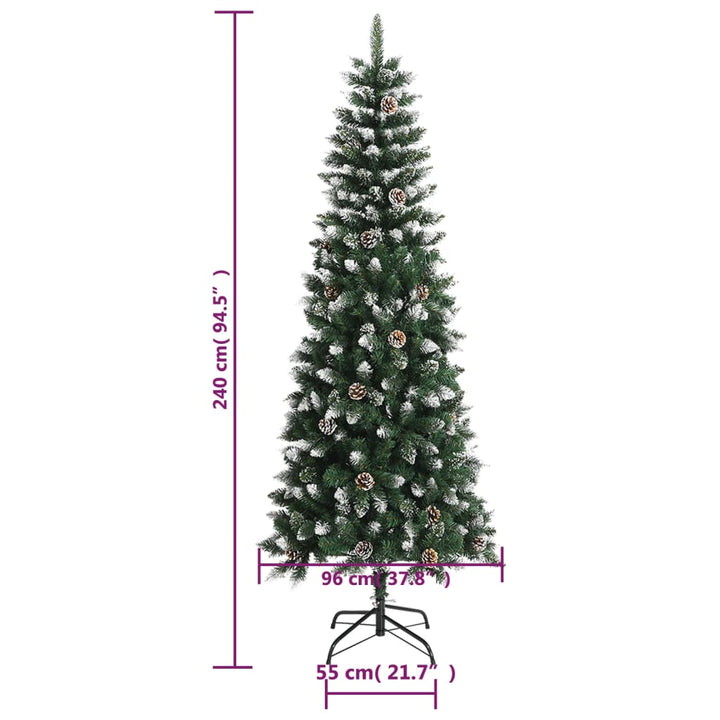 Artificial Christmas Tree With Stand Green Pvc
