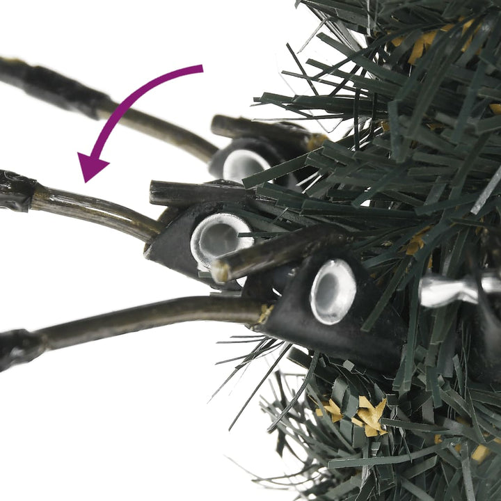 Artificial Christmas Tree With Stand Green Pvc