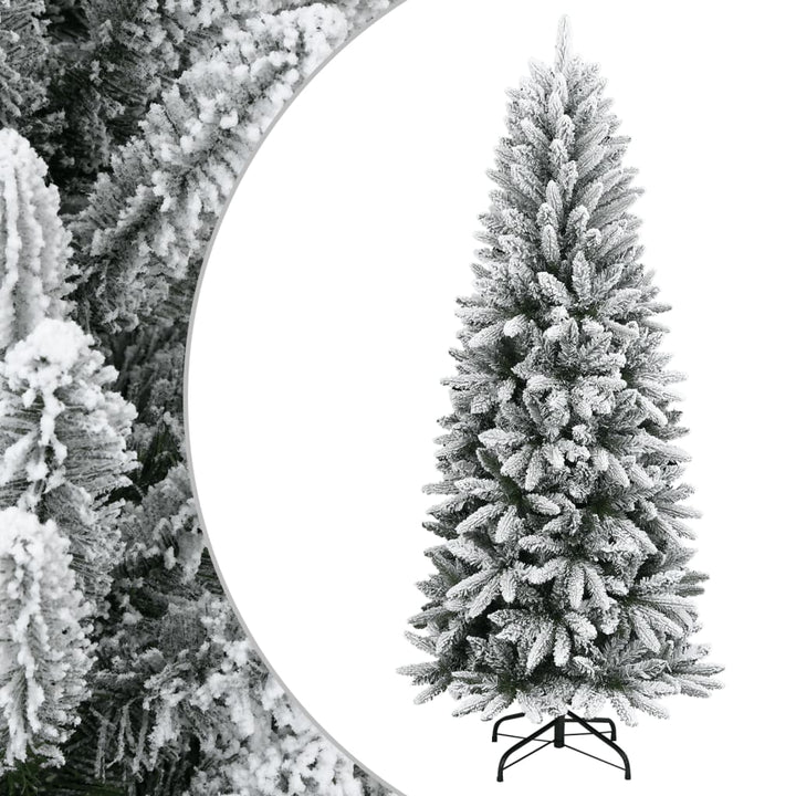 Artificial Christmas Tree With Flocked Snow Pvc&Pe
