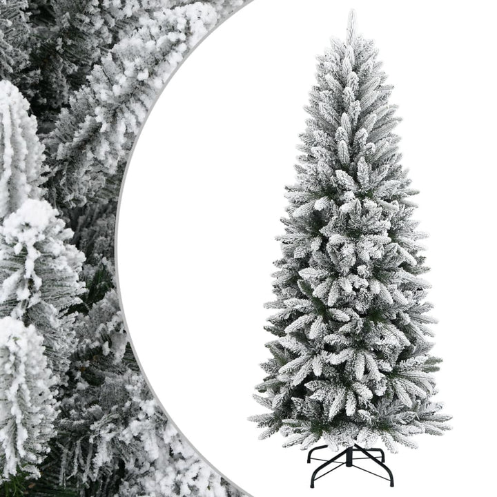Artificial Christmas Tree With Flocked Snow Pvc&Pe