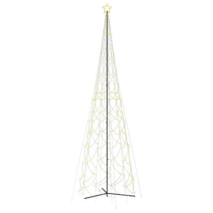 Christmas Cone Tree Warm White 1134 Leds 230X800 Cm