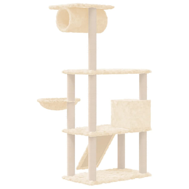 Cat Tree With Sisal Scratching Posts 131 Cm