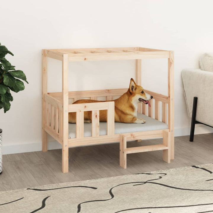Dog Bed 65.5X50.5X70 Cm Solid Wood Pine