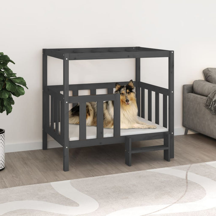 Dog Bed 65.5X50.5X70 Cm Solid Wood Pine