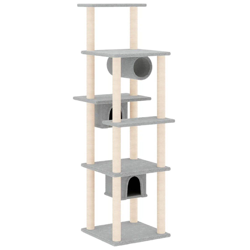 Cat Tree With Sisal Scratching Posts 169 Cm