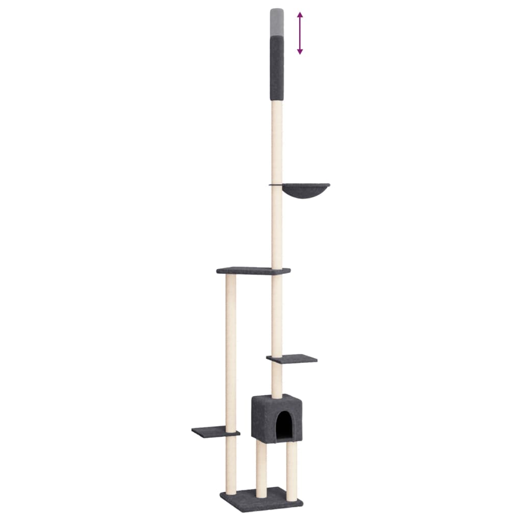 Floor To Ceiling Cat Tree 258.5-284.5 Cm