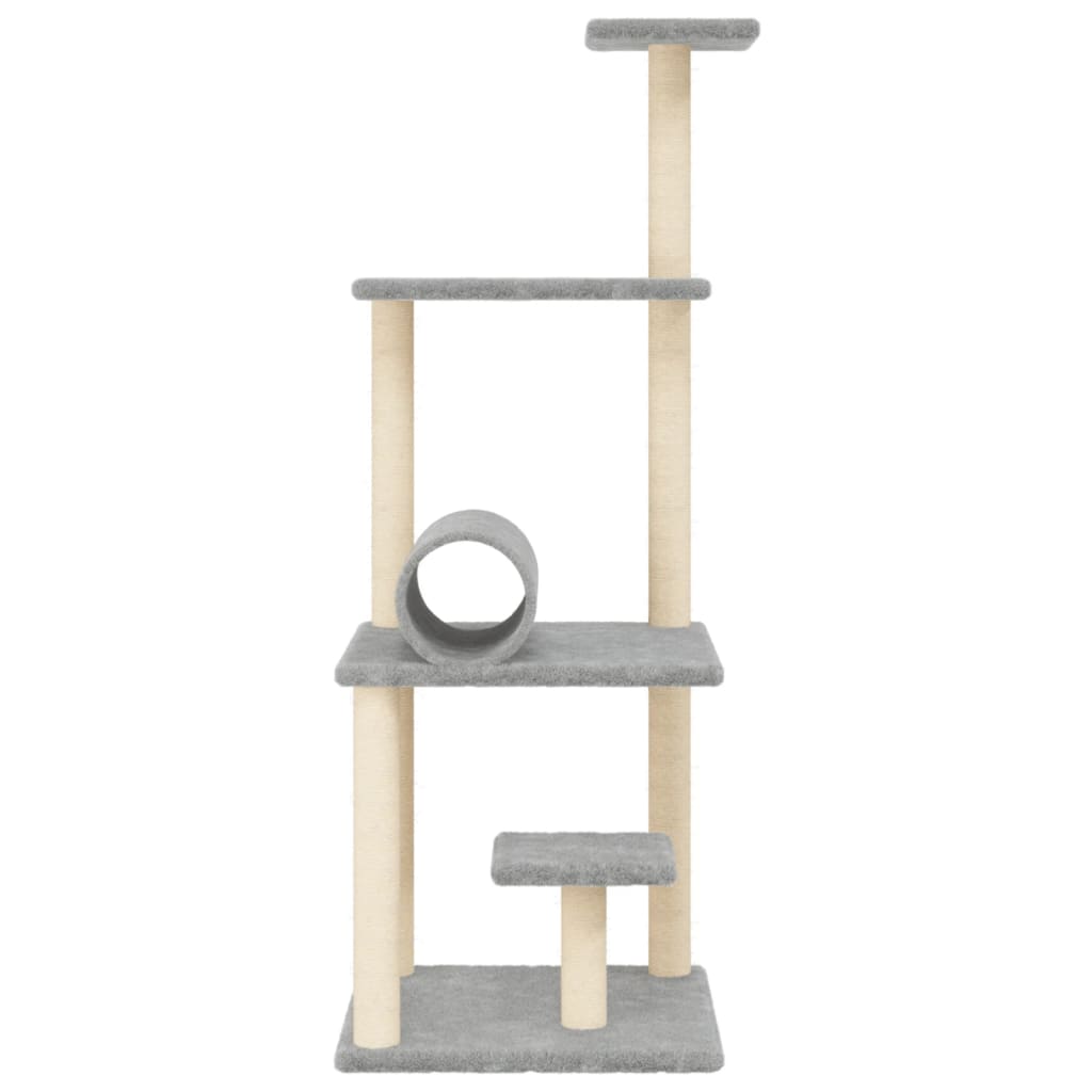 Cat Tree With Sisal Scratching Posts 136 Cm