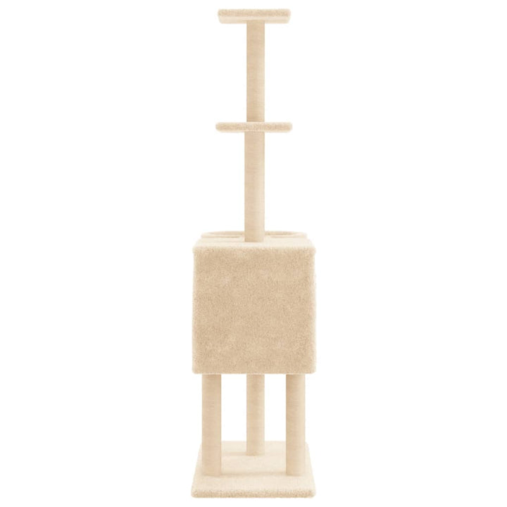 Cat Tree With Sisal Scratching Posts 145 Cm