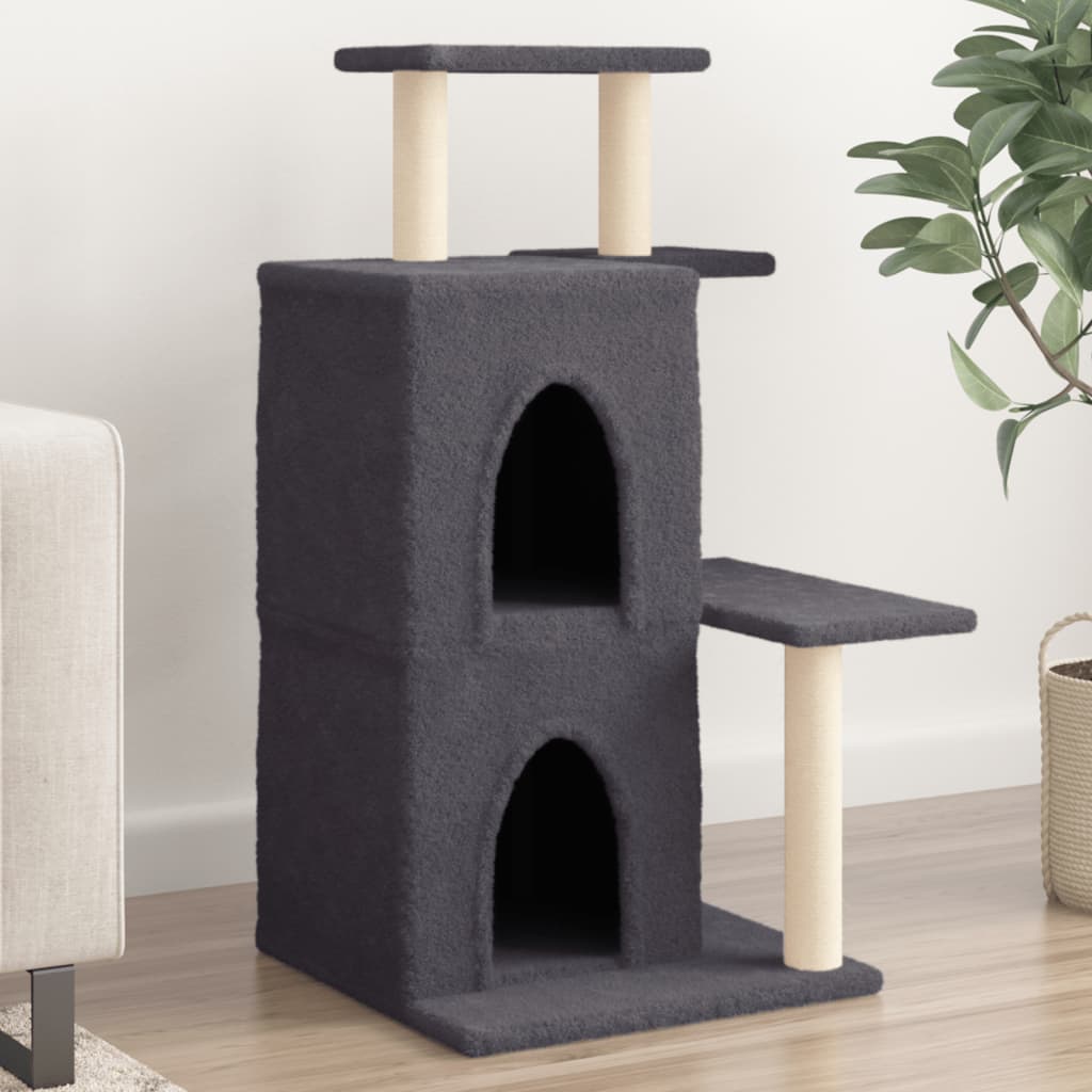 Cat Tree With Sisal Scratching Posts 97 Cm