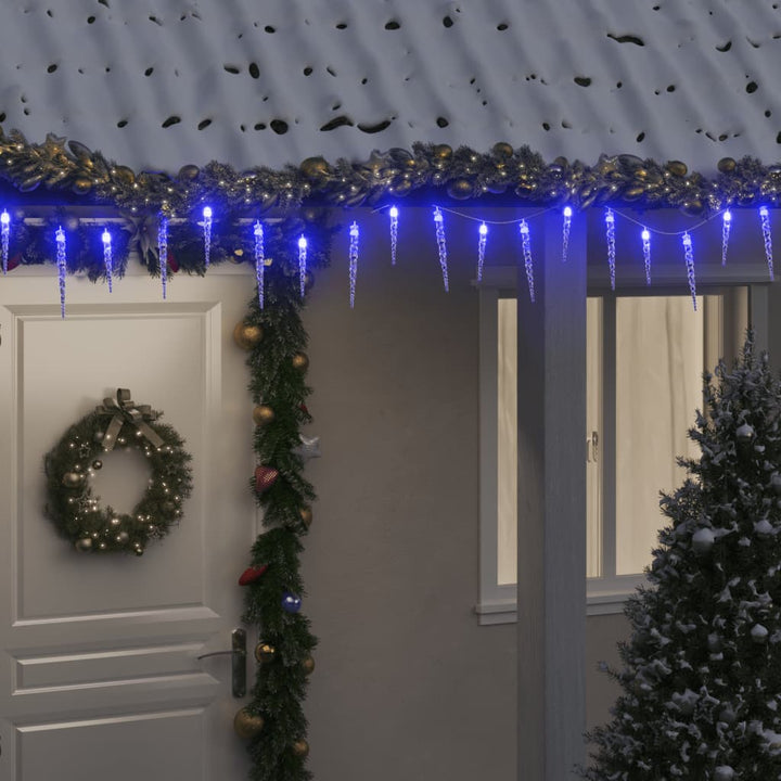 Christmas Icicle Lights 40Pcs Acrylic Remote Control