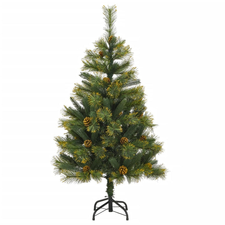 Artificial Hinged Christmas Tree With Cones