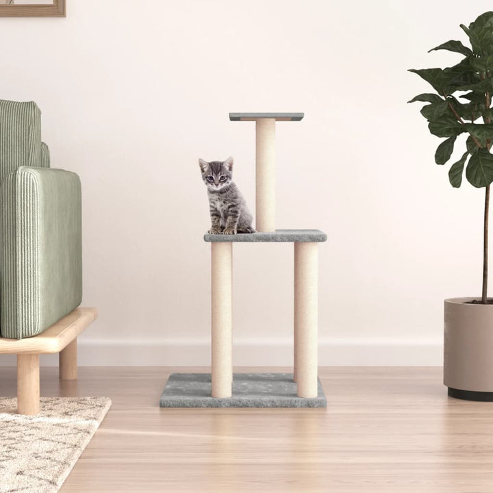 Cat Tree With Sisal Scratching Posts 85.5 Cm