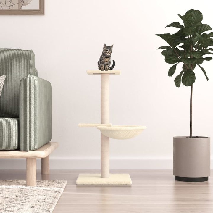 Cat Tree With Sisal Scratching Posts 72 Cm