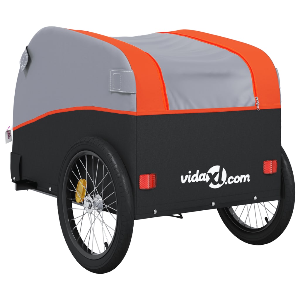 Bike Trailer Black And 45 Kg Iron