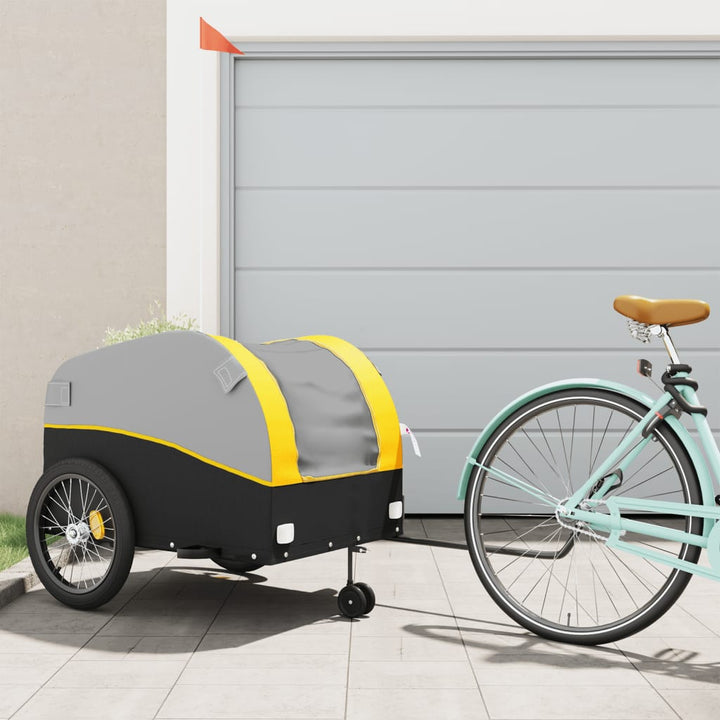 Bike Trailer Black And 45 Kg Iron