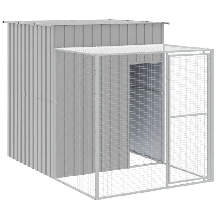 Chicken Cage With Run Galvanised Steel