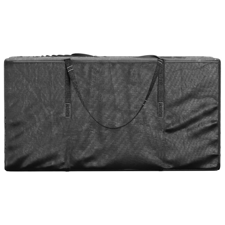 Christmas Tree Storage Bags 2 Pcs Black Polyethylene