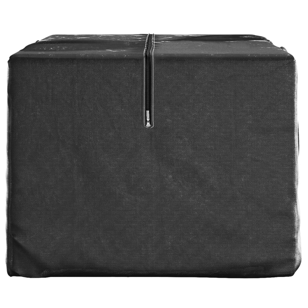 Christmas Tree Storage Bags 2 Pcs Black Polyethylene