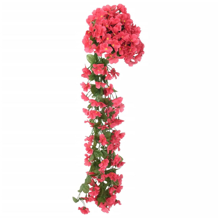 Christmas Flower Garlands 3 Pcs 85 Cm