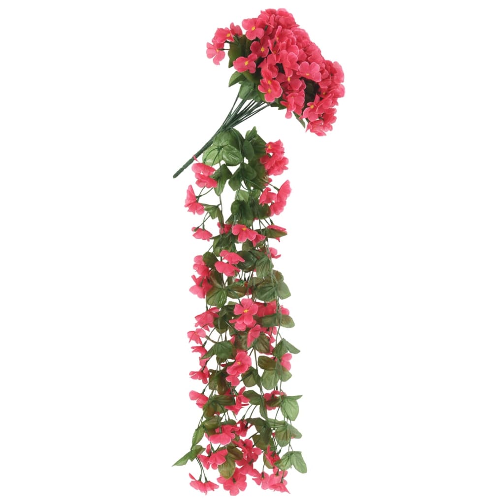 Christmas Flower Garlands 3 Pcs 85 Cm