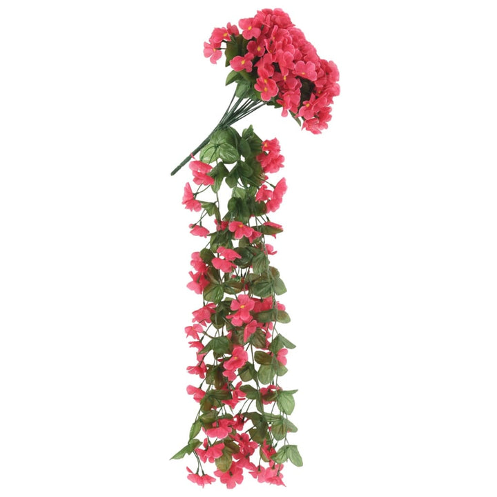 Christmas Flower Garlands 3 Pcs 85 Cm