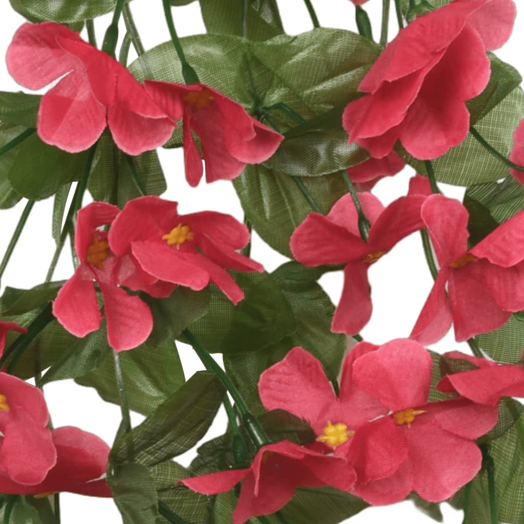 Christmas Flower Garlands 3 Pcs 85 Cm