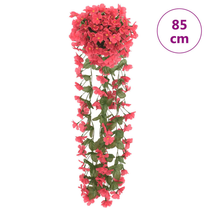 Christmas Flower Garlands 3 Pcs 85 Cm