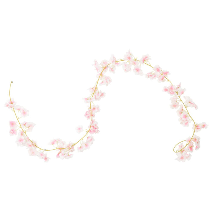 Christmas Flower Garlands 6 Pcs 180 Cm