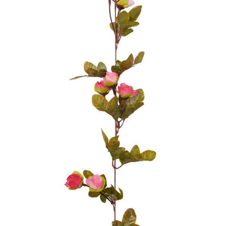 Christmas Flower Garlands 6 Pcs 215 Cm