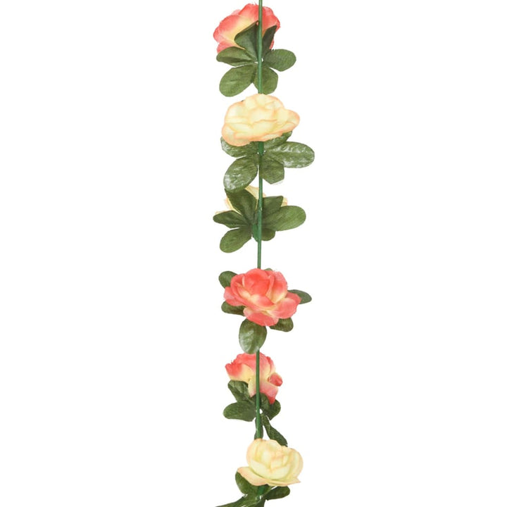 Christmas Flower Garlands 6 Pcs 240 Cm