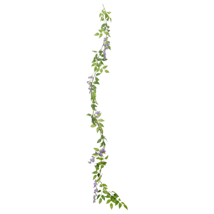 Christmas Flower Garlands 6 Pcs 200 Cm