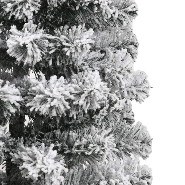 Artificial Hinged Christmas Tree With Flocked Snow