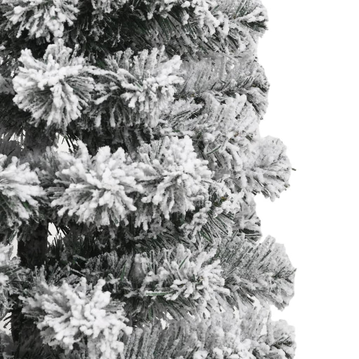 Artificial Hinged Christmas Tree With Flocked Snow