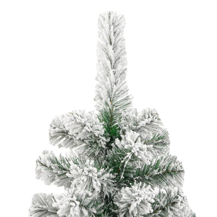 Artificial Hinged Christmas Tree With Flocked Snow