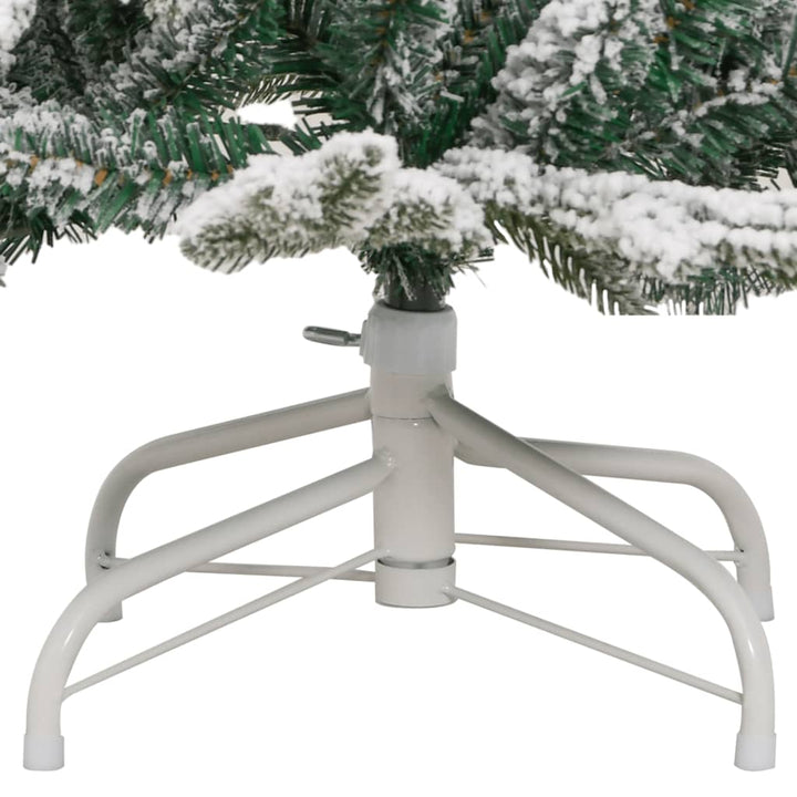 Artificial Hinged Christmas Tree With Flocked Snow