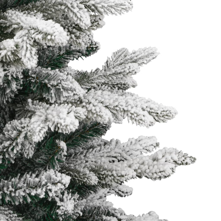 Artificial Hinged Christmas Tree With Flocked Snow