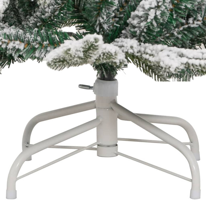 Artificial Hinged Christmas Tree With Flocked Snow