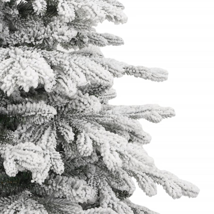 Artificial Hinged Christmas Tree With Flocked Snow