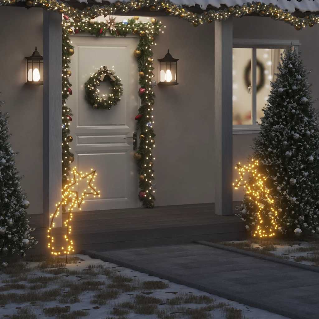 Christmas Light Decoration With Spikes Meteor 115 Leds