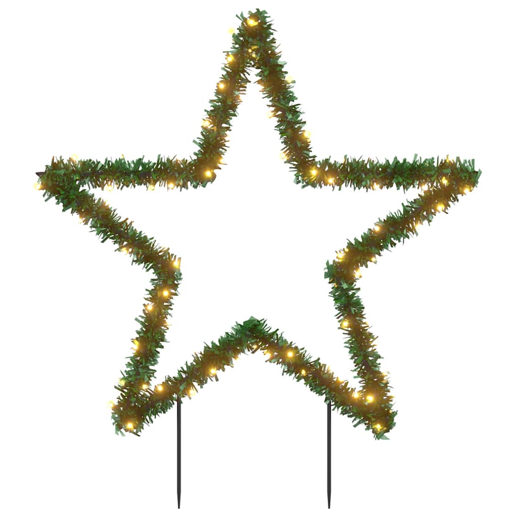 Christmas Light Decoration With Spikes Star 80 Leds 60 Cm