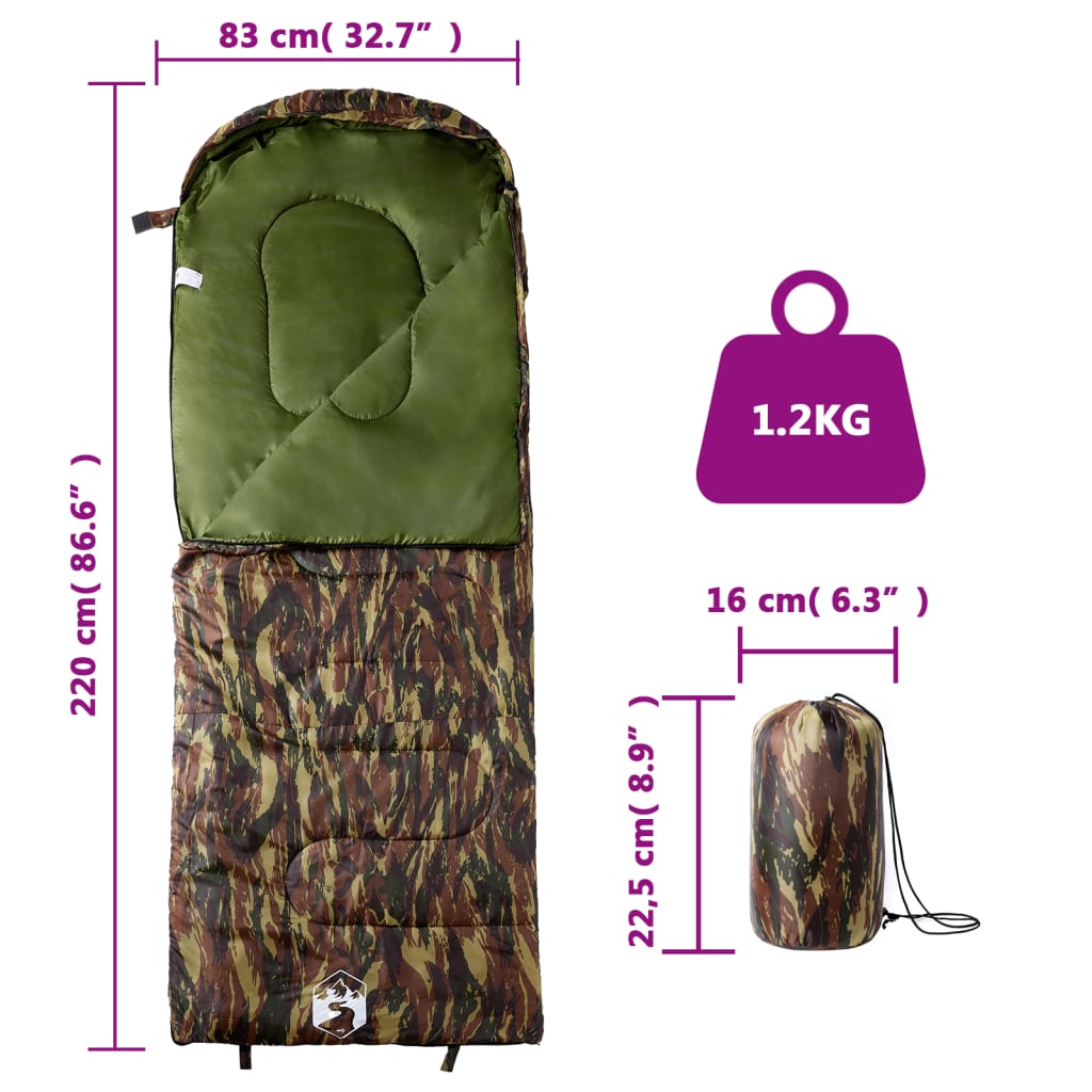 Sleeping Bag For Adults Camping 3-4 Seasons